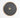 Regal motif noir enameled wooden platter-Chateaux ME