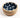 Enamelled Polka Dotted Navy Blue Wooden Bowl-Chateaux ME