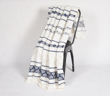 Striped & Panelled Beach Throw-Chateaux ME