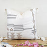 Cushion Cover - White Tassels Cotton Linen Cushion Cover