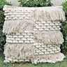 Cushion Cover - Handwoven Cotton Textured Shaggy Cushion Cover