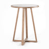 COCO TEAK BAR SET W/ROPE NATURAL (2 CHAIRS + 1 BAR TABLE)-Chateaux ME