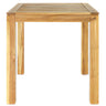 JECOCO TEAK BAR SET W/ROPE GREY (2 CHAIRS & 1 BAR TABLE)-Chateaux ME