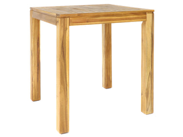 JECOCO TEAK BAR SET W/ROPE GREY (2 CHAIRS & 1 BAR TABLE)-Chateaux ME