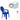 KIDS CATTY STAMP CHAIR IN BLUE