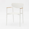 TIMO DINING CHAIR - ALUMINUM SEAT