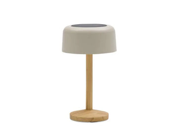 Spark Basic Teak Lamp w Solar Panel Large Mocha Dia.22*38.3cm