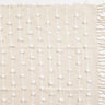 Handwoven Cotton Popcorn Striped & Tasseled Throw-Chateaux ME