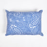 Cotton Paisely Lumbar Cushion Cover-Chateaux ME