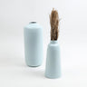 Solid Pastel Blue Flower Vases (set of 2)-Chateaux ME