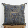 Textured Hand Embroidered Linen Cushion Cover with Tassels-Chateaux ME