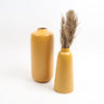 Solid Tan Flower Vases (set of 2)-Chateaux ME