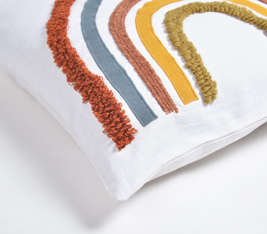 Abstract Rainbow Cushion Cover-Chateaux ME