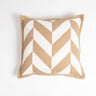 Shift Chevron Khaki Cushion Cover-Chateaux ME