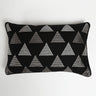 Kantha Monotone Lumbar Cushion Cover-Chateaux ME