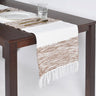 Striped Handwoven Cotton Table Runner-Chateaux ME