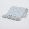Handcrafted Quatrefoil Cotton Throw-Chateaux ME