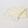 Handwoven Textured Throw with Tasseled Border-Chateaux ME