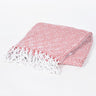 Handwoven Cotton Geometric Tasseled Throw-Chateaux ME