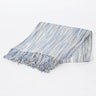Handwoven Striped-Abstract Tasseled Throw-Chateaux ME