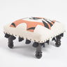 Statement Tiger Upholstered Stool-Chateaux ME