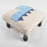 Baby Dino Embroidery Upholstered Stool-Chateaux ME
