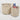 Checkered woven jute & iron nesting basket (set of 2)-Chateaux ME