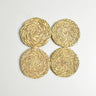 Hand Braided Sabai Grass Coasters (set of 4)-Chateaux ME