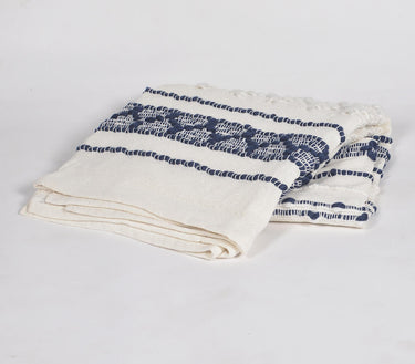 Striped & Panelled Beach Throw-Chateaux ME