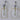 Geometric Glass & Metal Test tube Planter Vases (Set of 2)-Chateaux ME