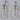 Geometric Glass & Metal Test tube Planter Vases (Set of 2)-Chateaux ME